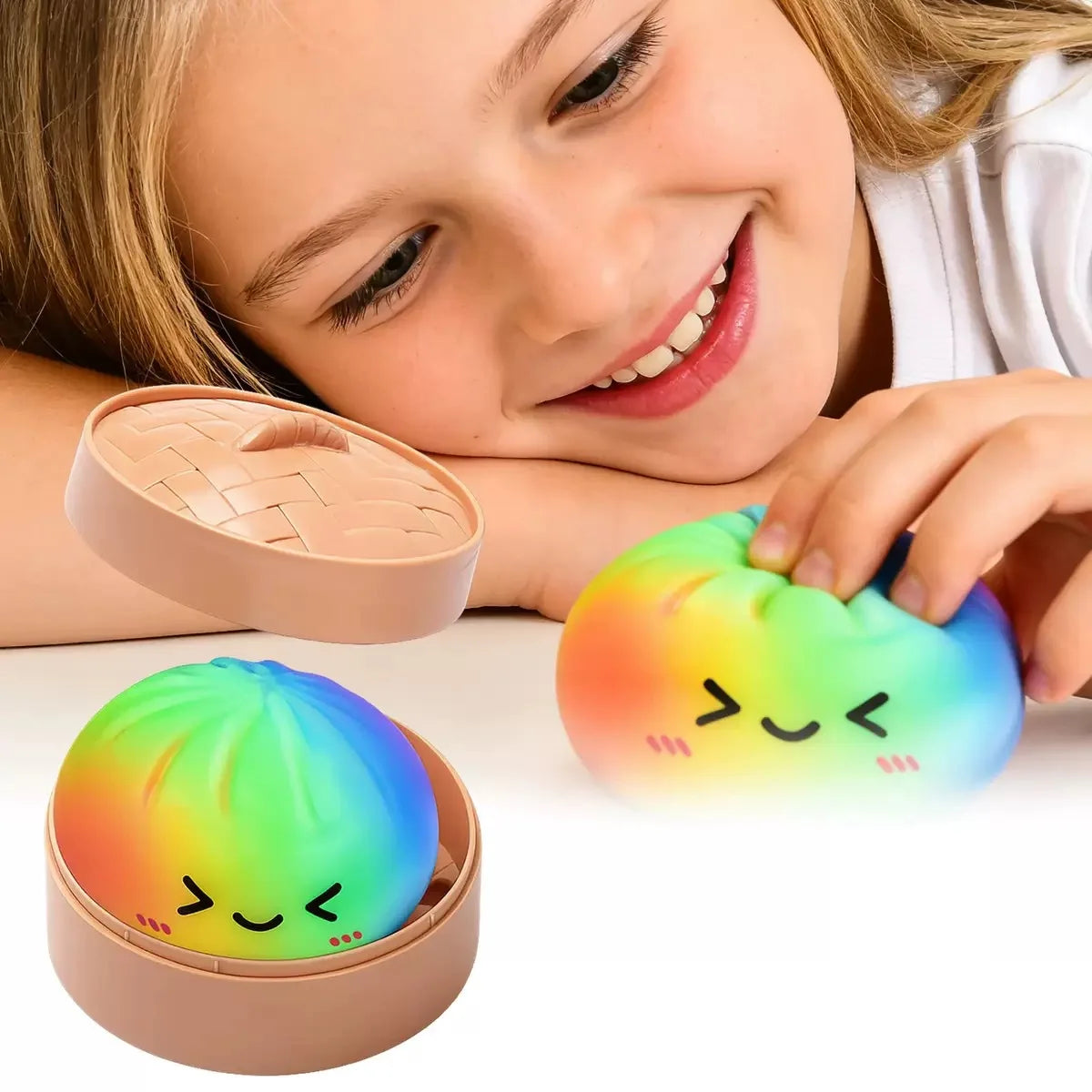 Bollitos Felices™ - Peluche Antiestrés Kawaii